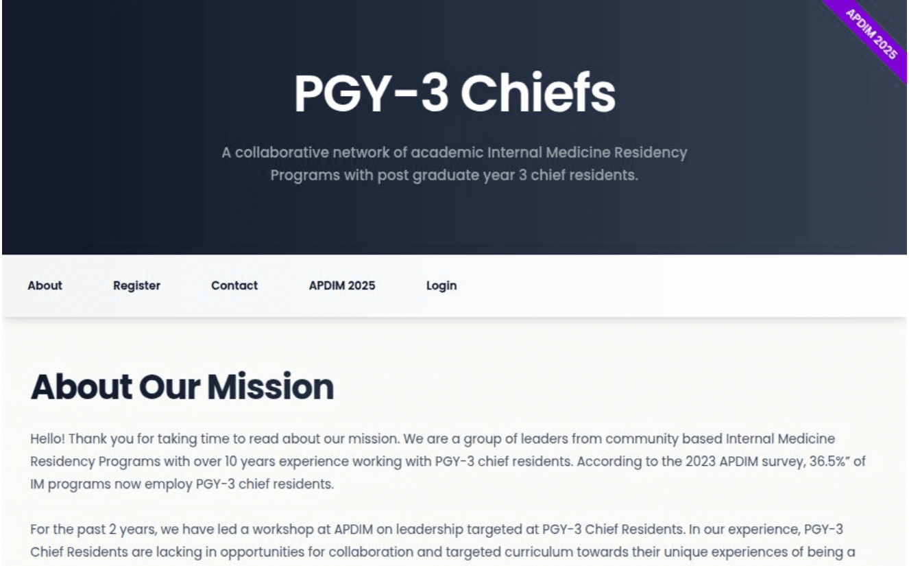 PGY3 Chiefs
